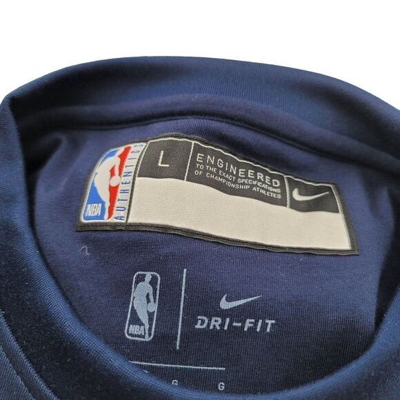 Pacers Sweatshirt Nike Hoodie New NBA Indiana Pullover Blue Sweater - Picture 5 of 6